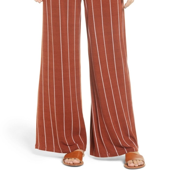 Love, Fire Stripe Knit Wide Leg Pants - Picture 2 of 7